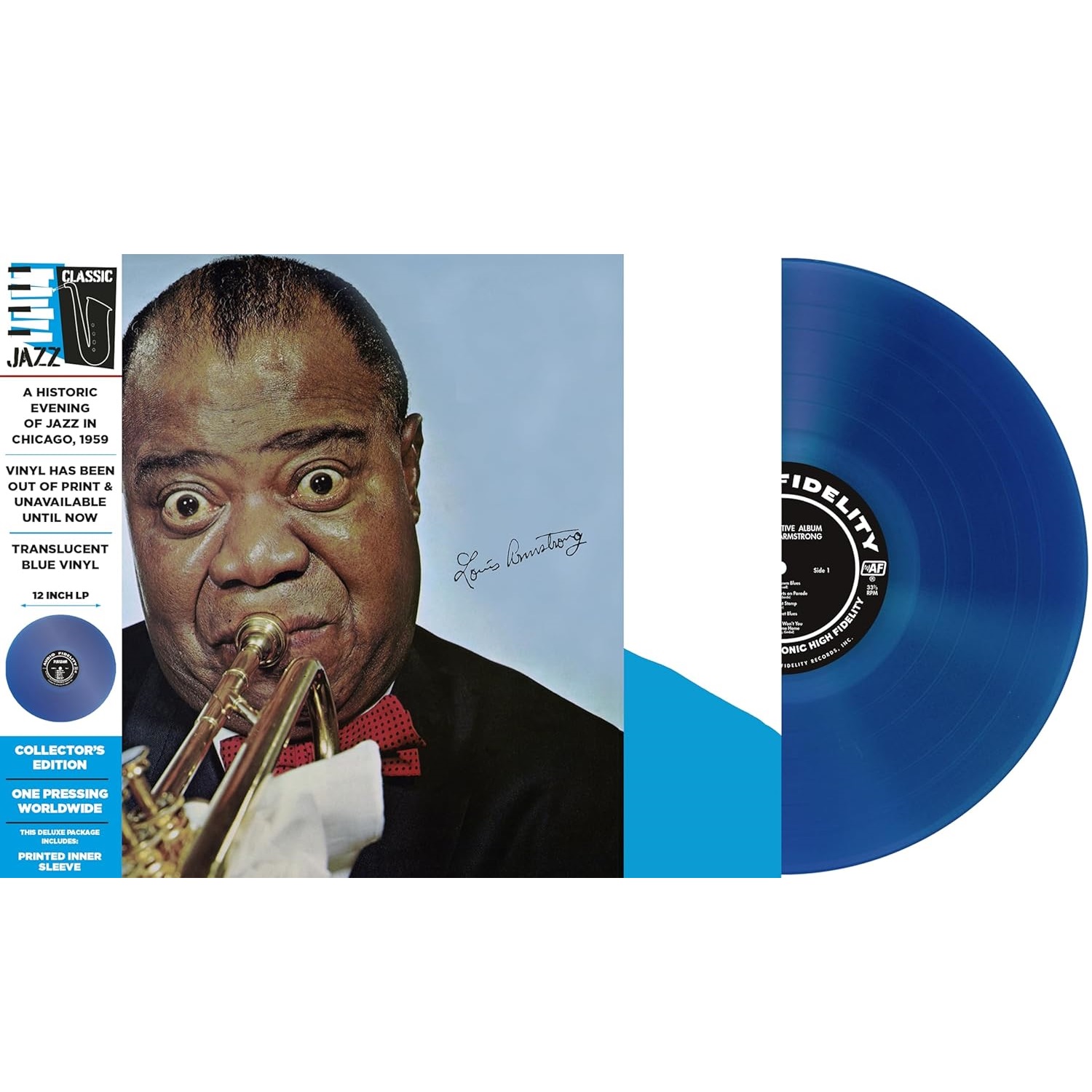 Louis Armstrong (루이 암스트롱) - The Definitive Album by Louis Armstrong [블루 컬러 LP]
