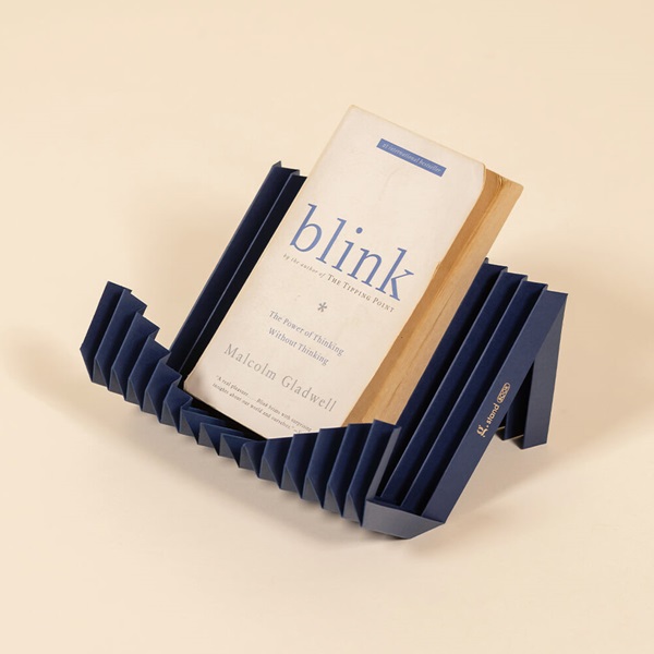 친환경 휴대용 미니 독서대 | 지스탠드 북 미니 딥 블루