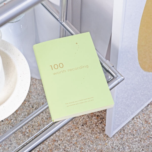 오첵 100 월스레코딩 노트 감사 감정 일기