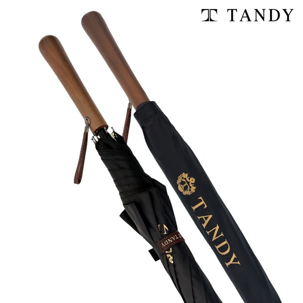 1+1 탠디 75 카본 자동 우드손잡이 장우산
