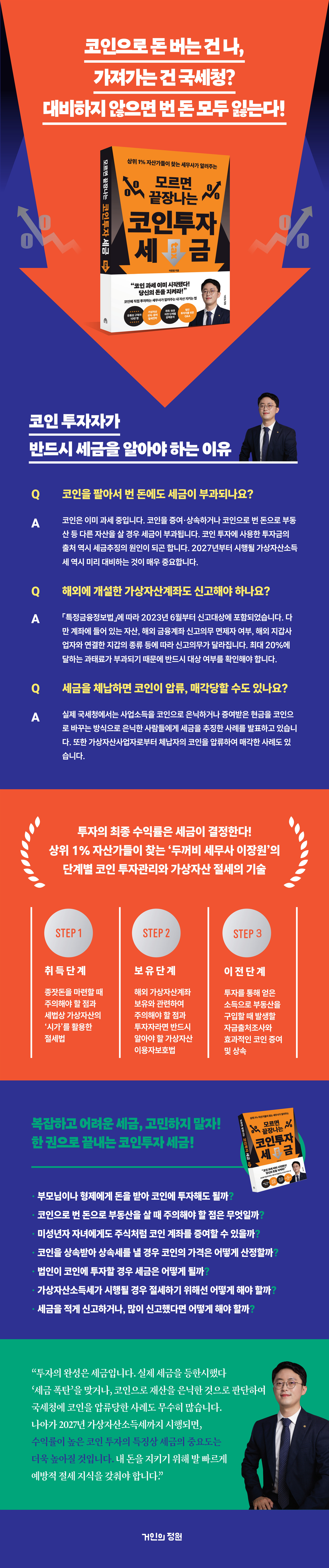 모르면 끝장나는 코인투자 세금 | 이장원 | 거인의정원 - 예스24