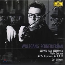 Wolfgang Schneiderhan 베토벤: 바이올린 소나타 8번, 9번 &#39;크로이처&#39; &amp;amp; 10번 (Beethoven : Violin Sonatas No.8-10)