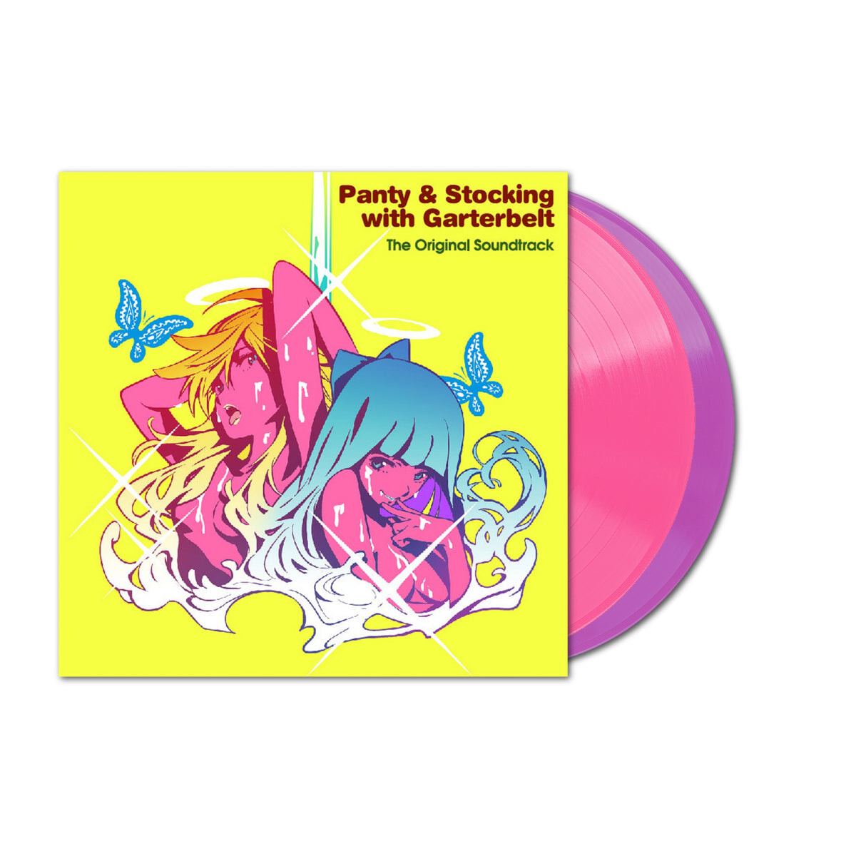 팬티 & 스타킹 위드 가터벨트 애니메이션 음악 (Panty & Stocking With Garterbelt The Original Soundtrack) [클리어핑크 & 퍼플 컬러 2LP]
