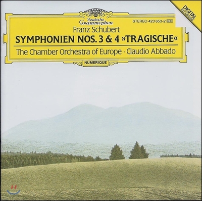 Claudio Abbado 슈베르트: 교향곡 3번 4번 (Franz Schubert: Symphony No.3 D.200, No.4 D.417 `Tragic`) 클라우디오 아바도