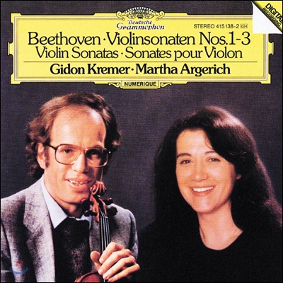 Gidon Kremer / Martha Argerich 베토벤: 바이올린 소나타 1-3번 (Beethoven: Sonatas Nos. 1-3 for Violin and Piano) 기돈 크레머