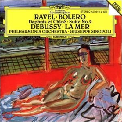 Giuseppe Sinopoli 라벨: 볼레로 / 다프니스와 클로에 모음곡 2번 / 드뷔시: 바다 (Ravel: Bolero, Daphnis et Chloe suite no.2 / Debussy : La Mer)