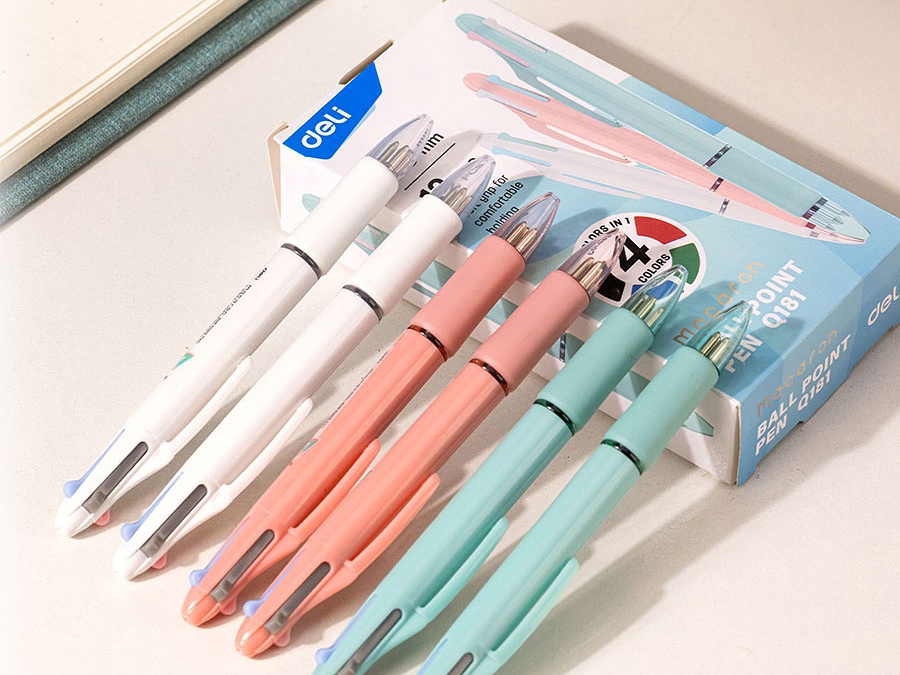 델리 마카롱 4색 볼펜