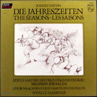 [중고] [LP] Neville Marriner - Edith Mathis, Siegfried Jerusalem, Dietrich Fischer-dieskau / Haydn : Die Jahreszeiten - The Seasons (3LP Box/수입/6769 068)