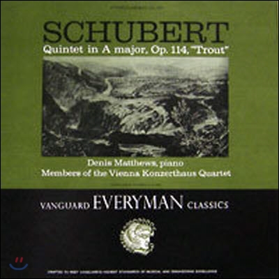 [중고] [LP] Denis Matthews / Schubert : Quintet A major, Op.114 "Trout" (수입/SRV-151SD)