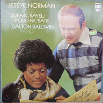 [중고] [LP] Jessye Norman, Dalton Baldwin / Jessye Norman Sings Duparc, Ravel, Poulenc, Satie (수입/9500356)