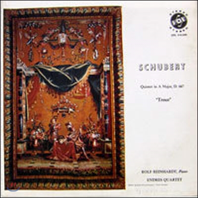 [중고] [LP] Rolf Reinhardt-Piano, Endres Quartet / Schubert : Quintet in A Major, D. 667 (수입, STPL 510.890) - SW32