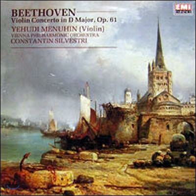 [중고] [LP] Yehudi Menuhin, Constantin Silvestri - Vienna Philharmonic Orchestra / Beethoven : Violin Concerto in D Major, Op.61 (수입/EMX 41 2069 1)