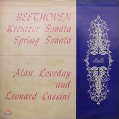 [중고] [LP] Alan Loveday, Leonard Cassini / Beethoven : Violin Sonatas No.5 &amp; 9 (수입/atl4060)