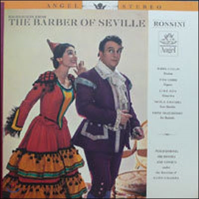 [중고] [LP] Maria Callas, Tito Gobbi / Rossini : The Barber of Seville - Highlights from (수입/s35936) - sr229