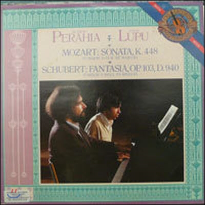 [중고] [LP] Murray Perahia & Radu Lupu / Mozart : Sonata, K.448 & Schubert : Fantasia, Op.103, D.940 (수입/39511) - sr257