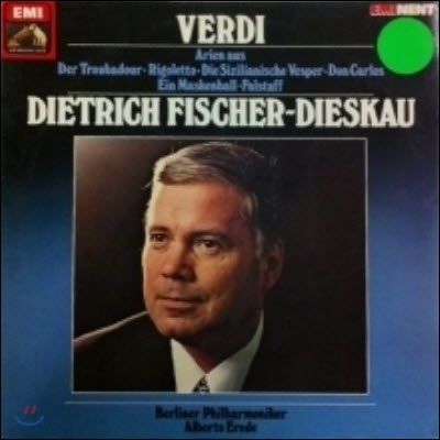 [중고] [LP] Dietrich Fischer-Dieskau, Alberto Erede / Dietrich Fischer-Dieskau Singt Arien Aus Opern Von Giuseppe Verdi (수입/1c03701063)