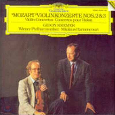 [중고] [LP] Gidon Kremer, Nikolaus Harnoncourt / Mozart : Violinkonzerte Nos.2 &amp; 3 (SELRG832)