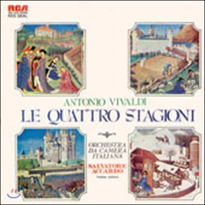 [중고] [LP] Salvatore Accardo / Vivaldi : Le Quattro Stagioni - The Four Seasons (jrcl9065)