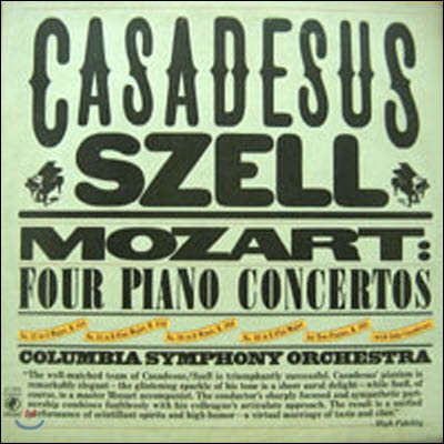 [LP] Robert Casadesus / Mozart : 4 Piano Concertos (수입/2LP/y234641)