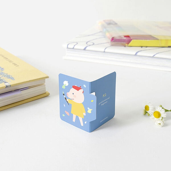 [예스24배송]12가지 동물 인덱스 마그네틱 북마크