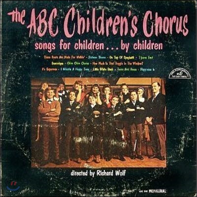[중고] [LP] Richard Wolf / The Children&#39;s Chorus Songs For Children... By Children (수입)