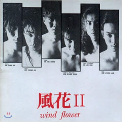 [LP] 바람꽃(풍화-Wind Flower) / 2집 Rock &amp; Roll 그리고 비 (미개봉)