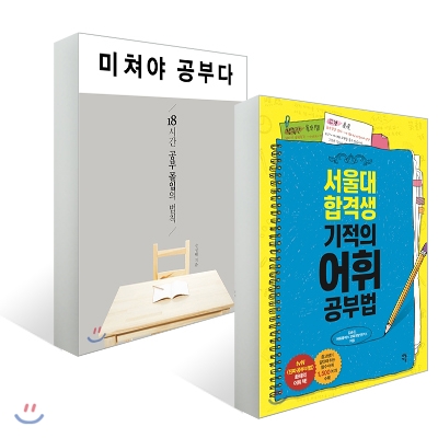 서울대 합격생 기적의 어휘 공부법 + 미쳐야 공부다