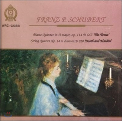 Enesco Stringquatett Chamber Orchestra, Ingrid Haebler / Schubert: The Trout, Death And Maiden (미개봉/wrc023sb)