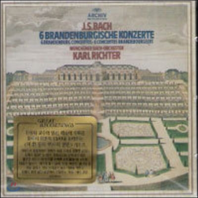 [중고] Karl Richter / Bach : Brandenburgische Konzerte (이 한장의 역사적 명반 시리즈/dg5536)