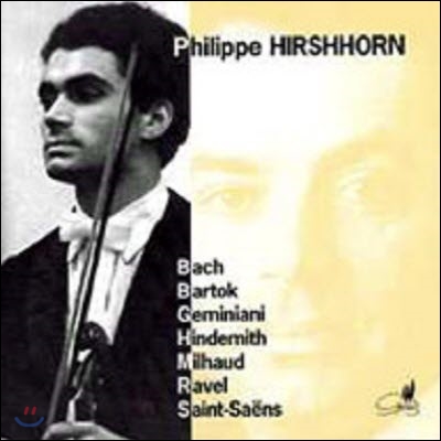 [중고] Philippe Hirshhorn / Violin Works (수입/cyp9606)