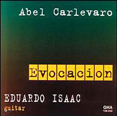 [중고] Eduardo Isaac / Carlevaro : American Preludes, Antiguas Danzas Espanolas (수입/single)