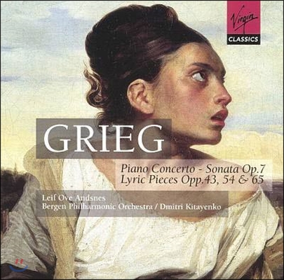 [중고] Andsnes, Kitayenko / Grieg: Piano Concerto; Lyric Pieces Opp. 43 & 54 (2CD/수입/724356174528)