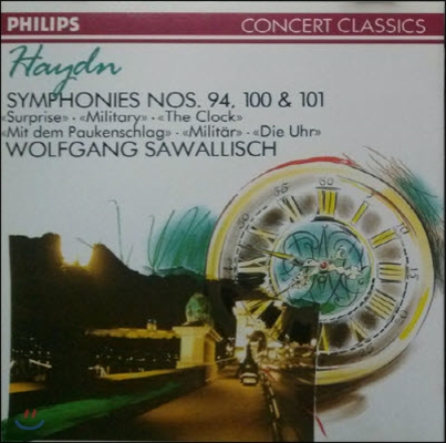 [중고] Wolfgang Sawallisch / Haydn Symphonies nos.94, 100 &amp; 101 (수입/4229732)