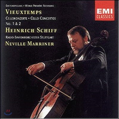 [중고] Heinrich Schiff, Neville Marriner / Vieuxtemps : Cello Concertos No.1 Op.46, No.2 Op.50 (수입/077774776427)