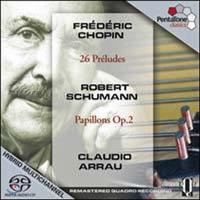 [중고] Claudio Arrau / Chopin : Complete Preludes (수입/SACD/슈퍼주얼케이스/5186165)