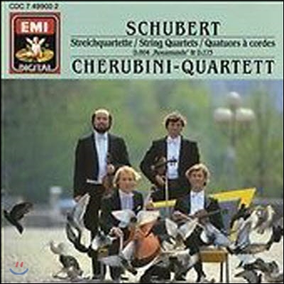 [중고] Cherubini-Quartett / Schubert: Streichquartette No.9, D.173 &amp; No.13, D.804 (수입/cdc7499002)