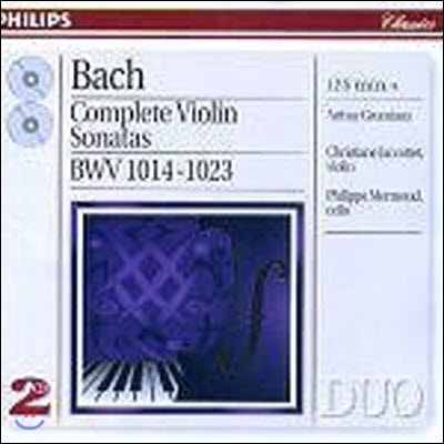 [중고] Arthur Grumiaux / Bach : Complete Violin Sonatas (수입/2CD/4540112)