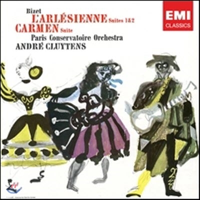 [중고] Andre Cluytens / Bizet : L&#39;arlesienne Suites 1 &amp; 2, Carmen Suite (일본수입/toce3166)