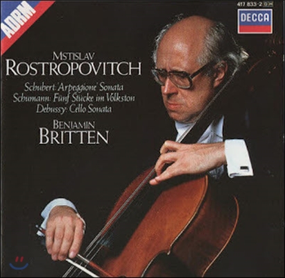 [중고] Rostropovich, Britten / Schubert Schumann, Debussy (수입/4178332)