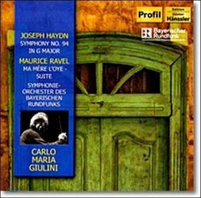 [중고] Carlo Maria Giulini / Haydn : Symphony No.94 &#39;Surprise&#39;, Ravel : Ma Mere L`Oye Suite (수입/ph05037)