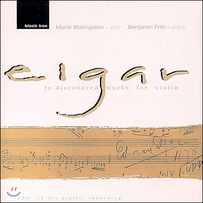 Marat Bisengaliev, Benjamin Frith / Elgar : Re-Discovered Works For Violin (수입/bbm1016)