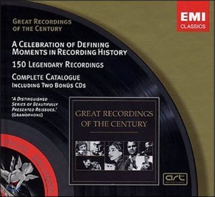 Great Recordings of the Century (Complete CaTalougue 2CD/수입/미개봉)