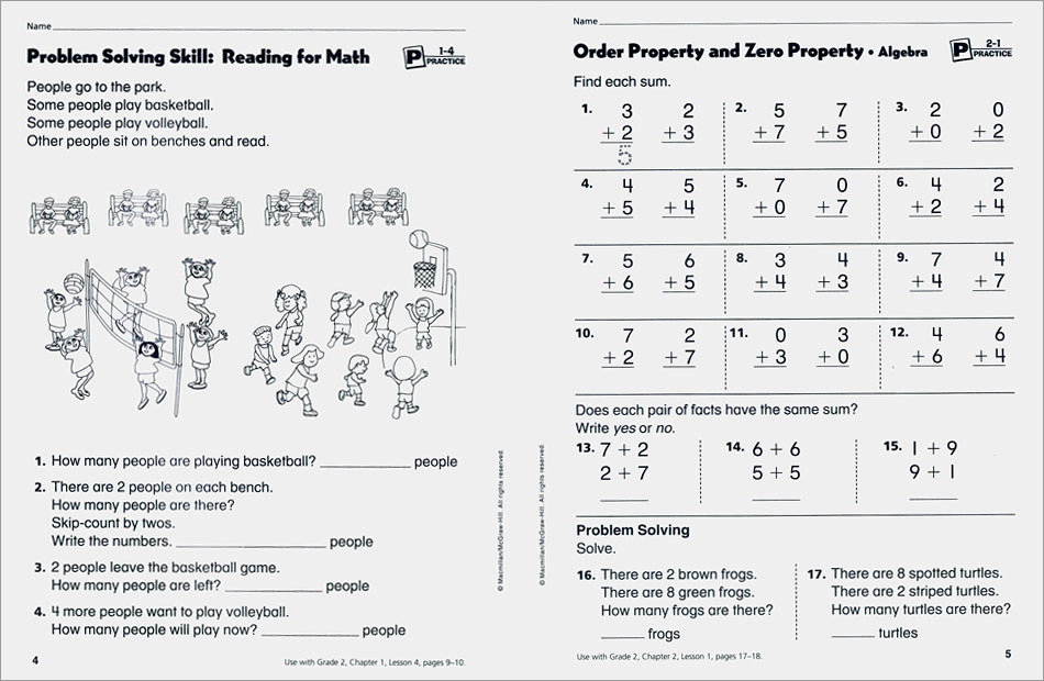 Macmillan McGraw-Hill Math Grade 2 : Daily Practice Workbook