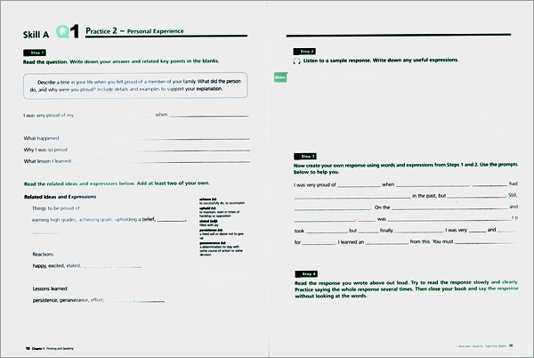 Developing Skills for the TOEFL iBT Speaking : Intermediate