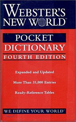 Webster&#39;s New World Pocket Dictionary : 4th Edition