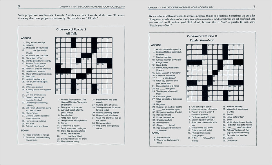 SAT Vocabulary Express: Word Puzzles Designed to Decode the New SAT
