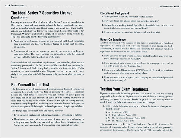 Exam Cram : Series 7 Securities Licensing