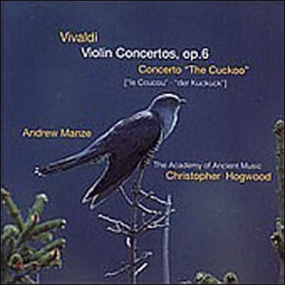 [중고] Andrew Manze, Christopher Hogwood / Vivaldi : Violin Concertos (수입/4556532)