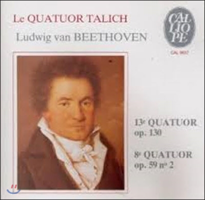 [중고] V.A. / Beethoven: Quatuors 13 & 8 Le Quatuor Talich (수입/cal9637)