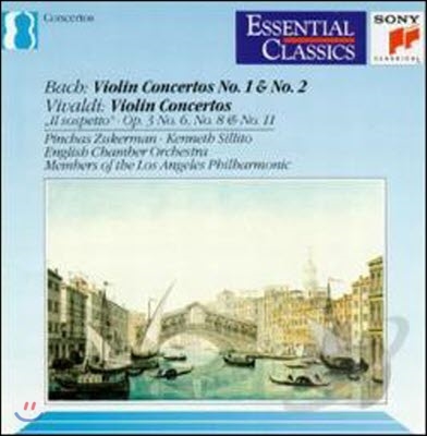 [중고] Sillito, Zukerman / Bach, Vivaldi: Violin Concertos (cck7941)